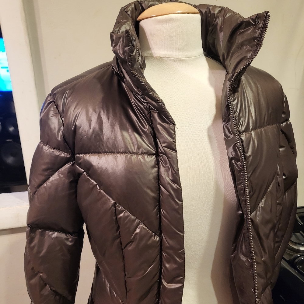 Brown puffy jacket